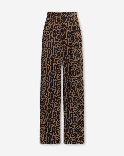 JULIE LEOPARD PANTALON PETITE