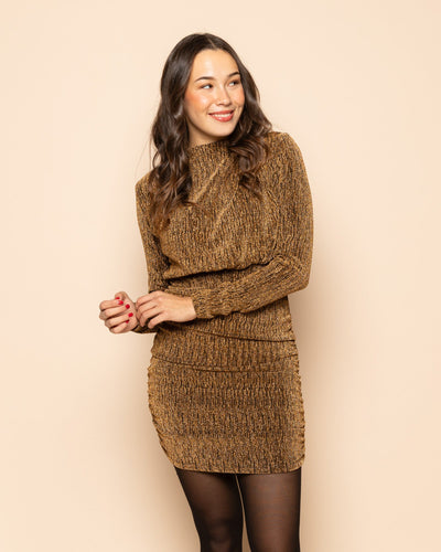 JOSH GLITTER DRESS GOUD