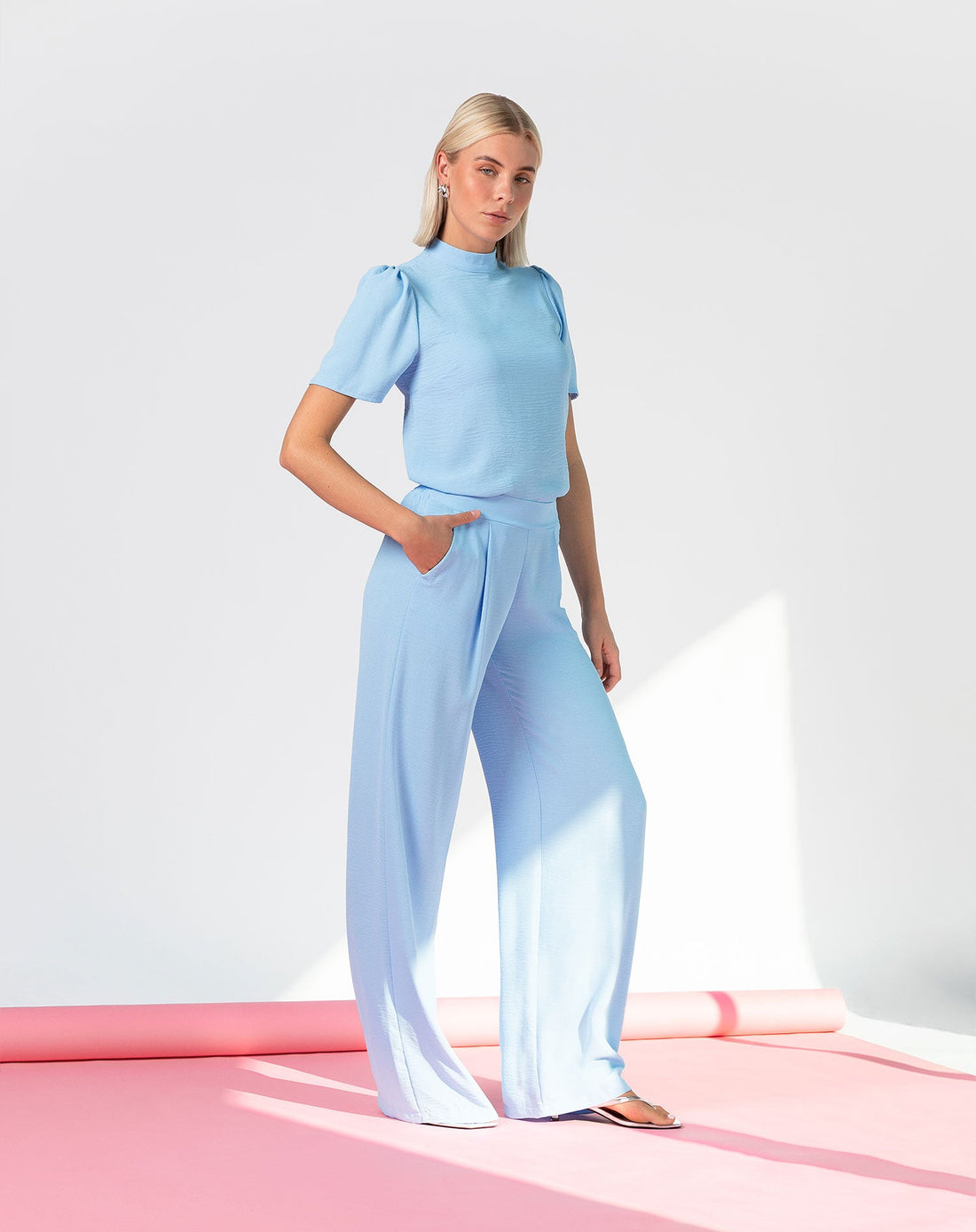 JULIE PANTALON PETITE LICHTBLAUW