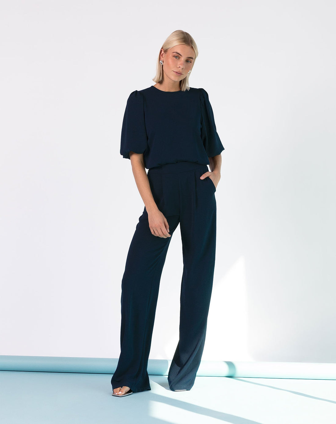JULIE PANTALON TALL MARINEBLAUW