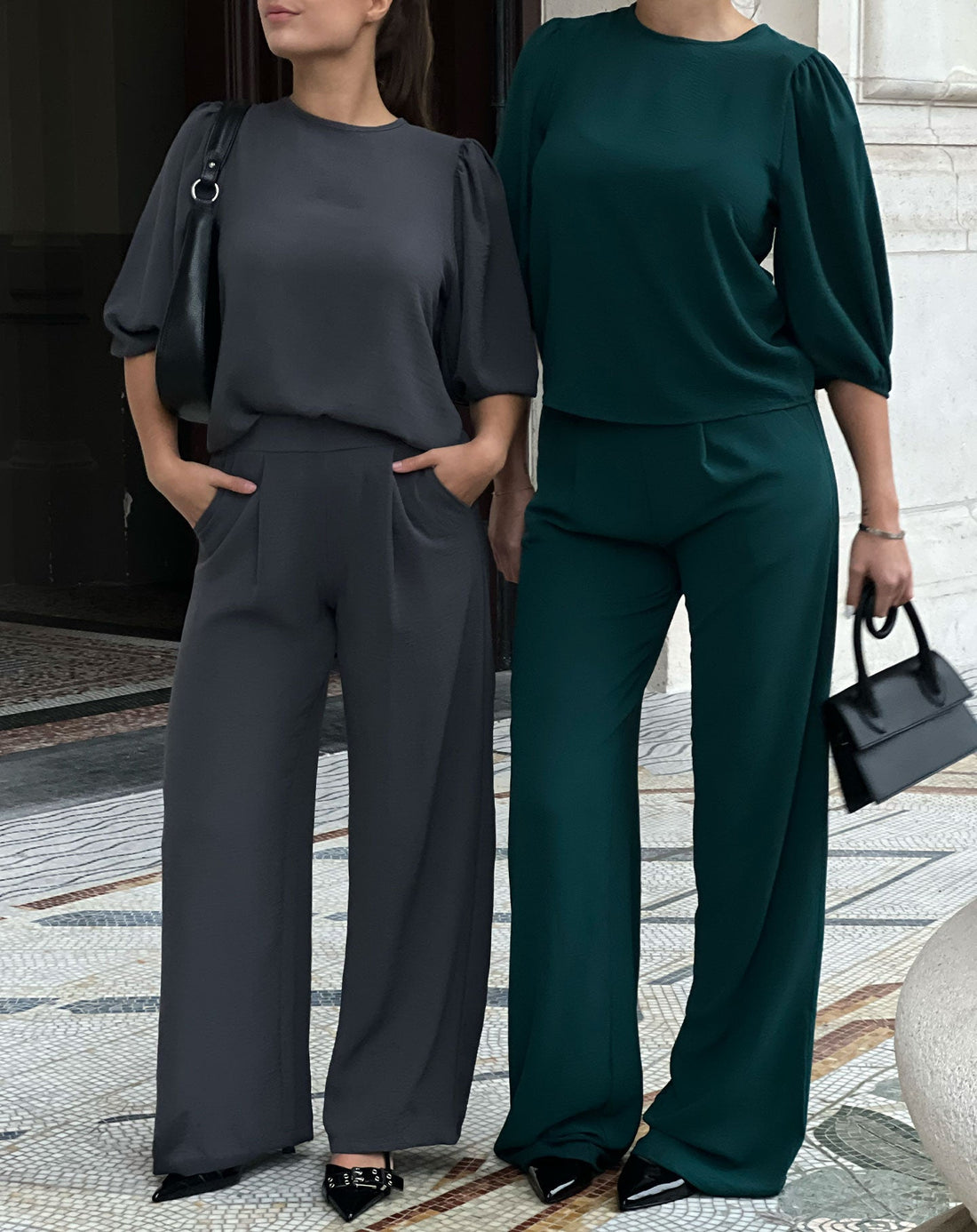 JULIE PANTALON TALL GROEN