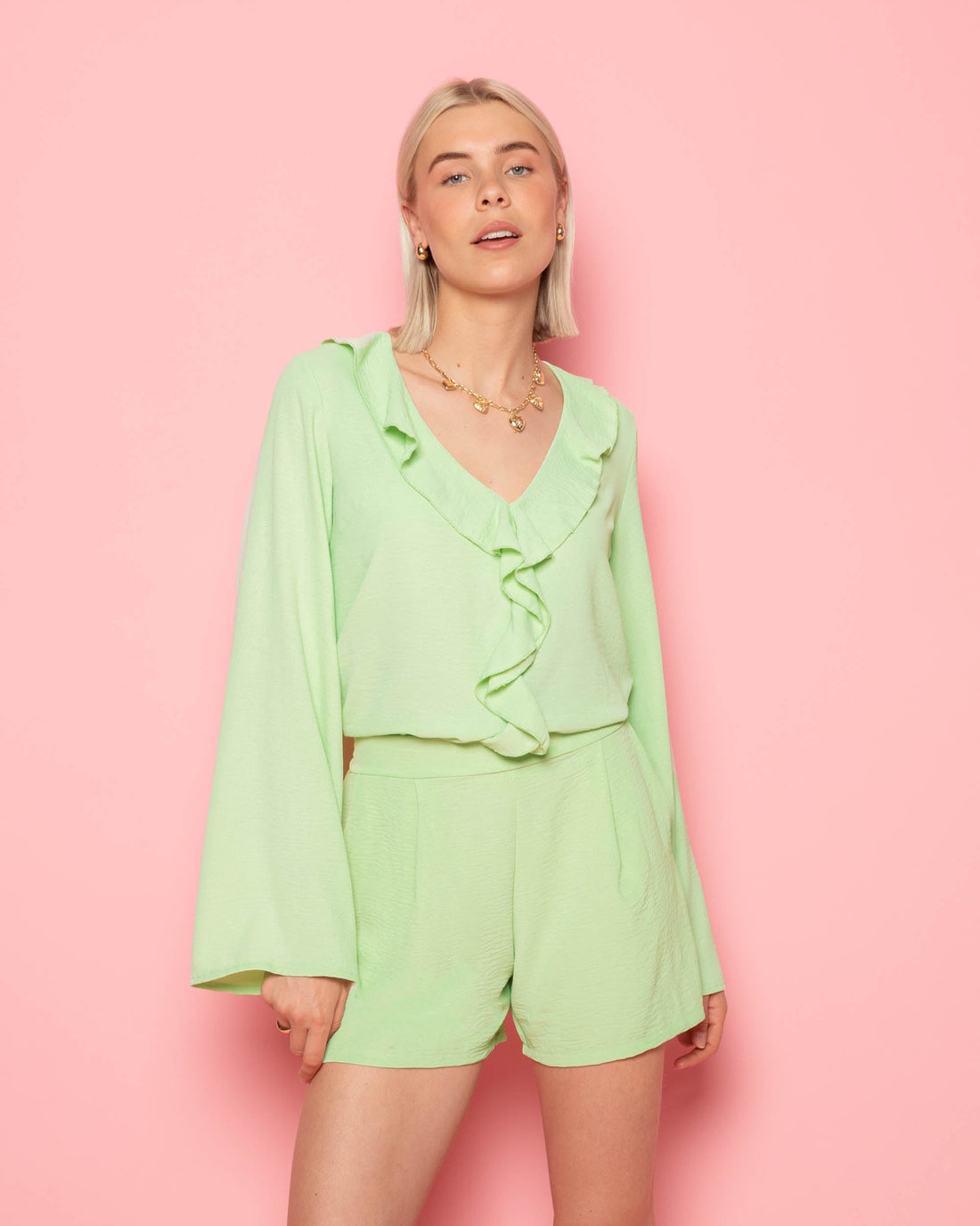 JULIE SHORTS PISTACHE