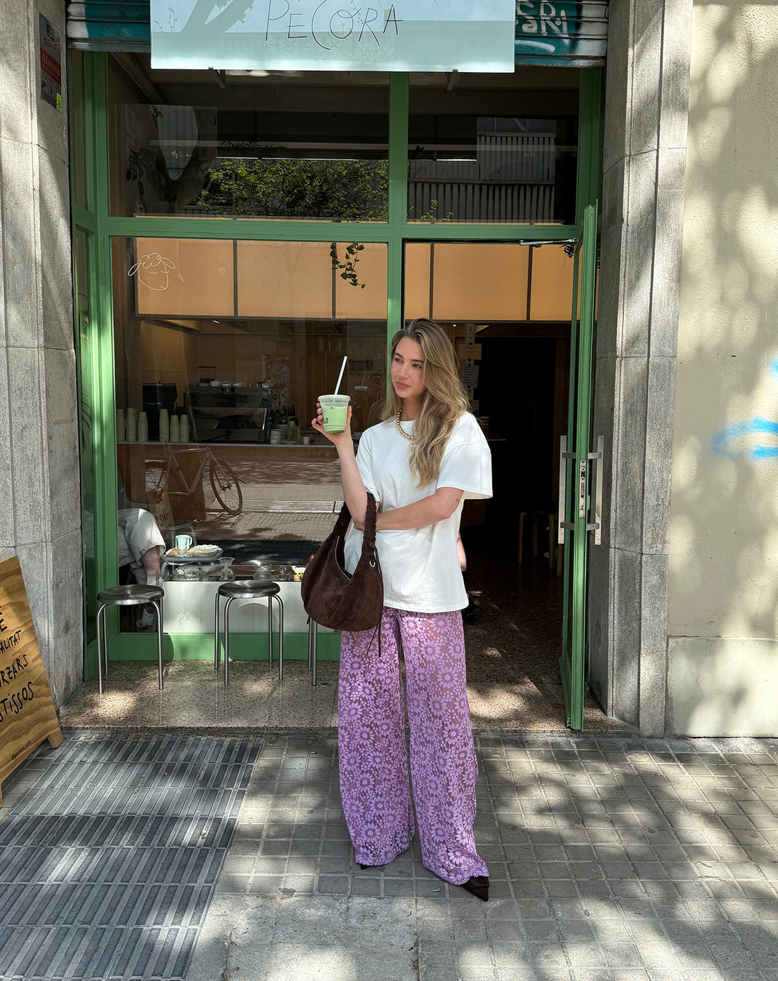 HOLLY LACE PANTS  LILA