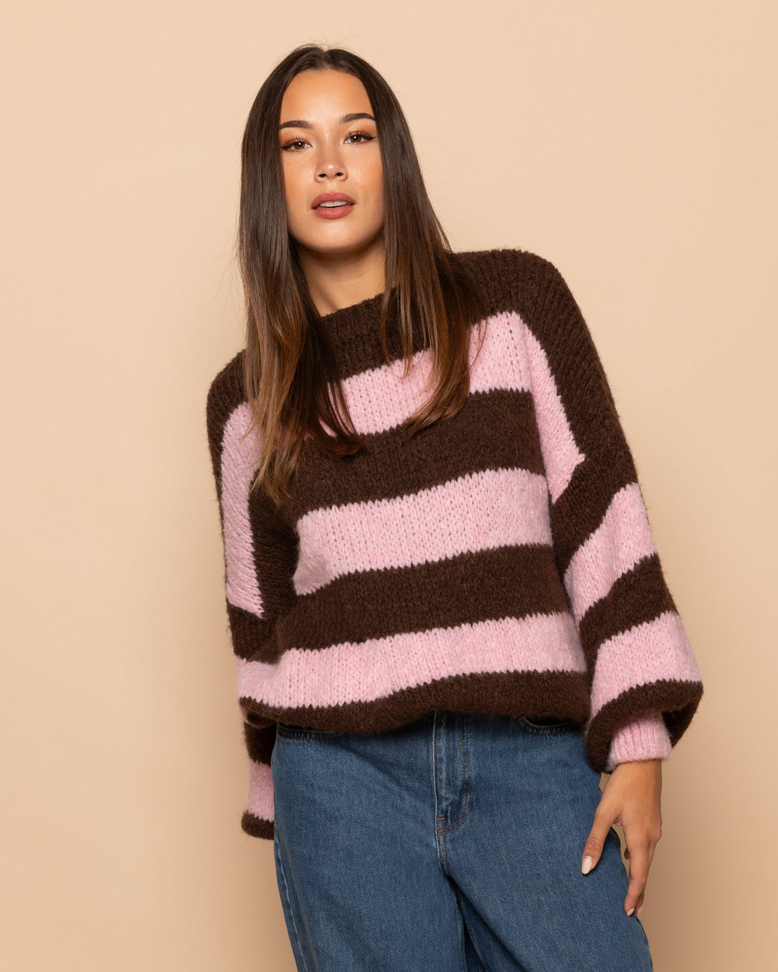 JAMIE STRIPE KNIT LICHTROZE