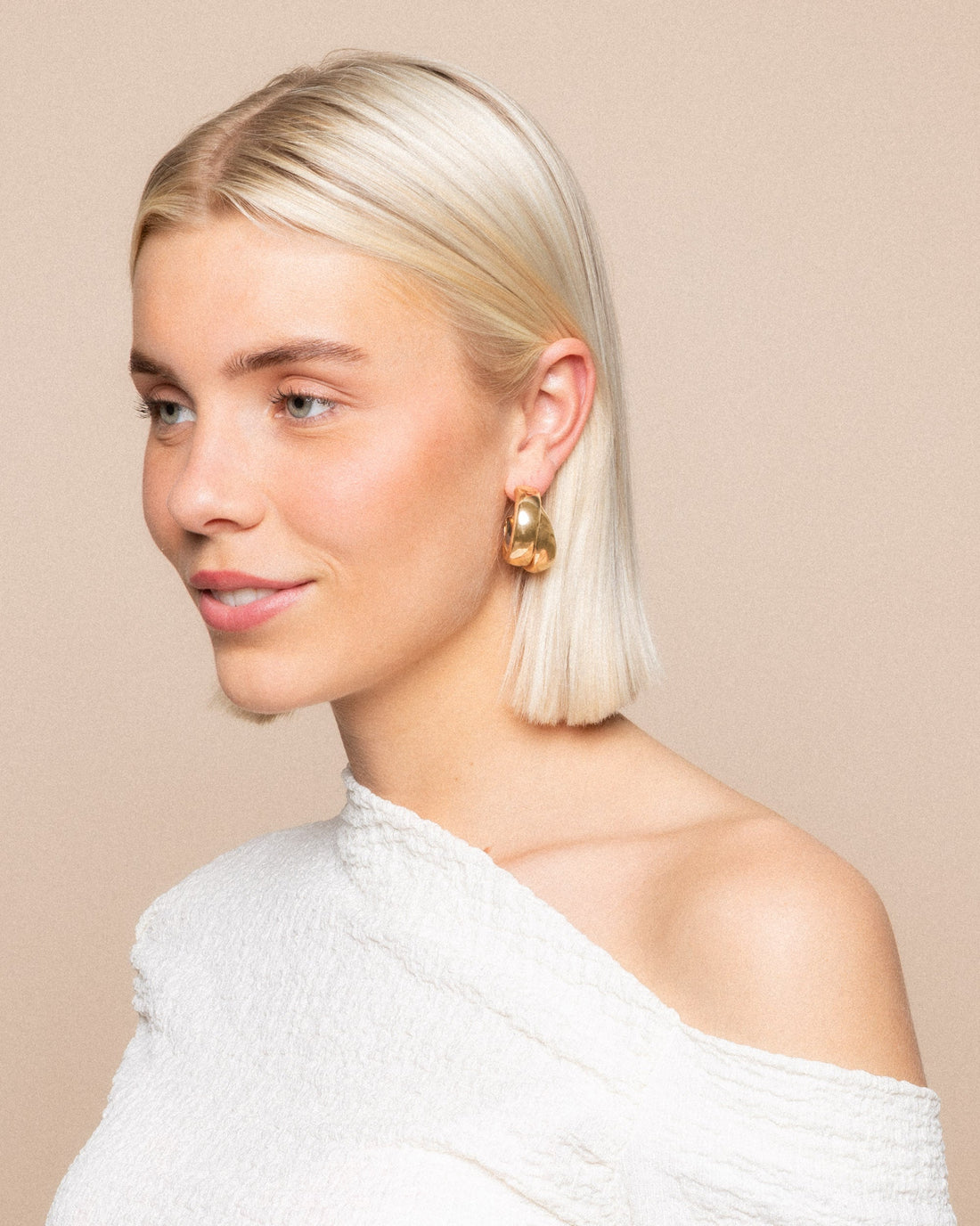 BIG DOUBLE HOOP EARRINGS