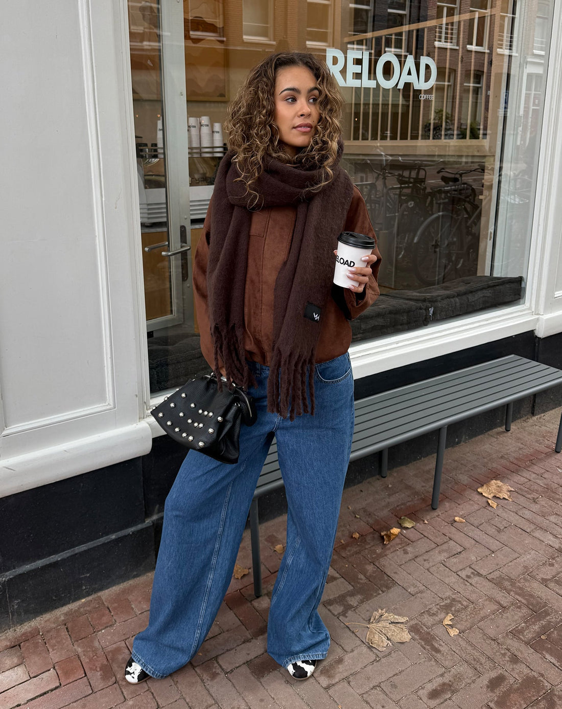 BIG STUD BAG ZWART