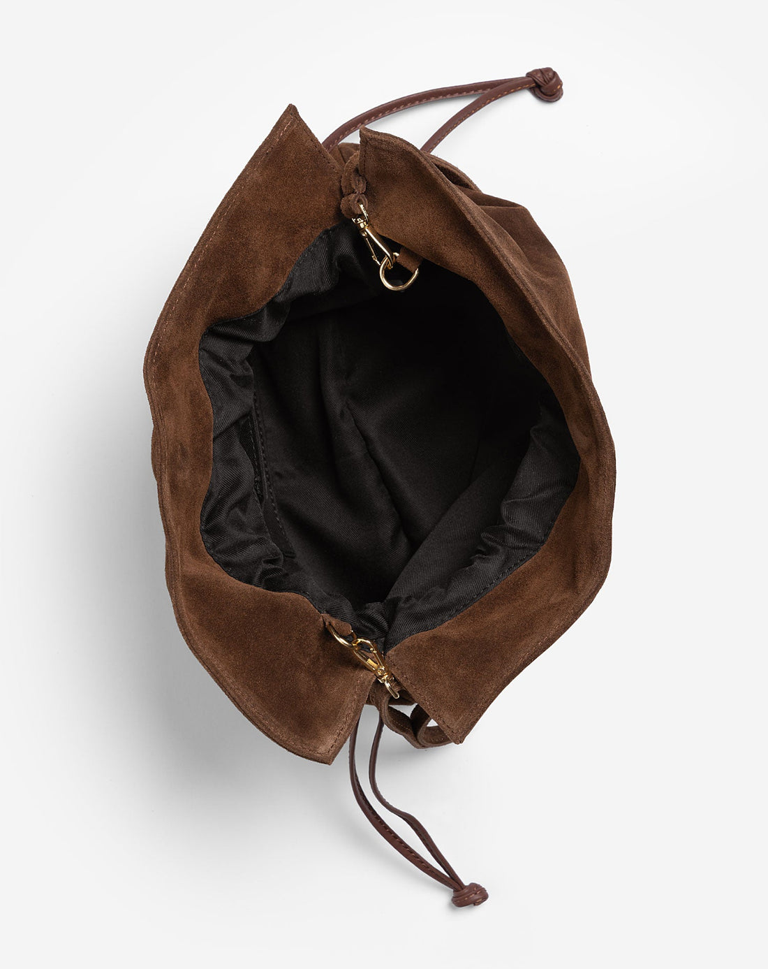 LOUISE SUEDE BAG BRUIN