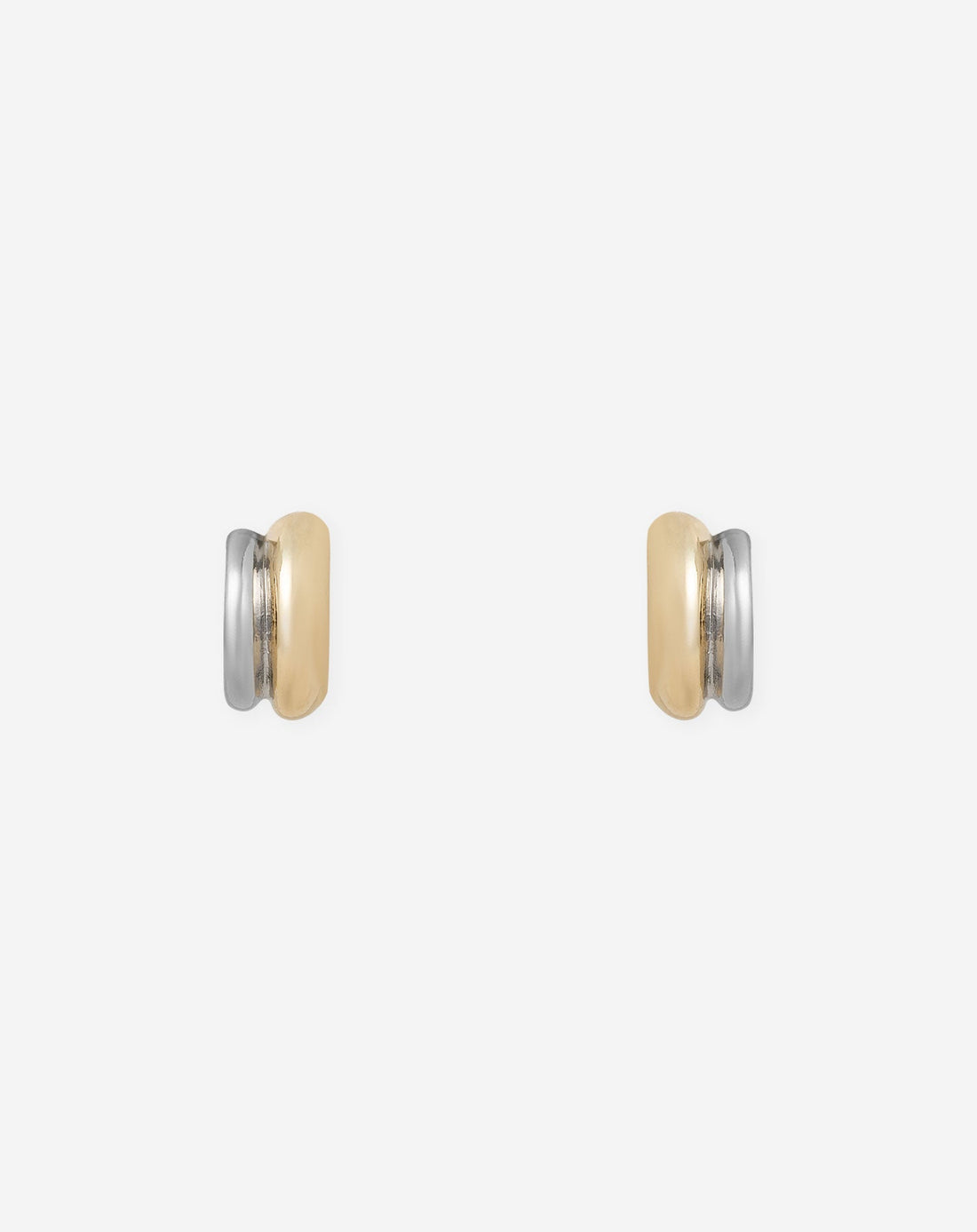 CONTRAST HOOP EARRINGS