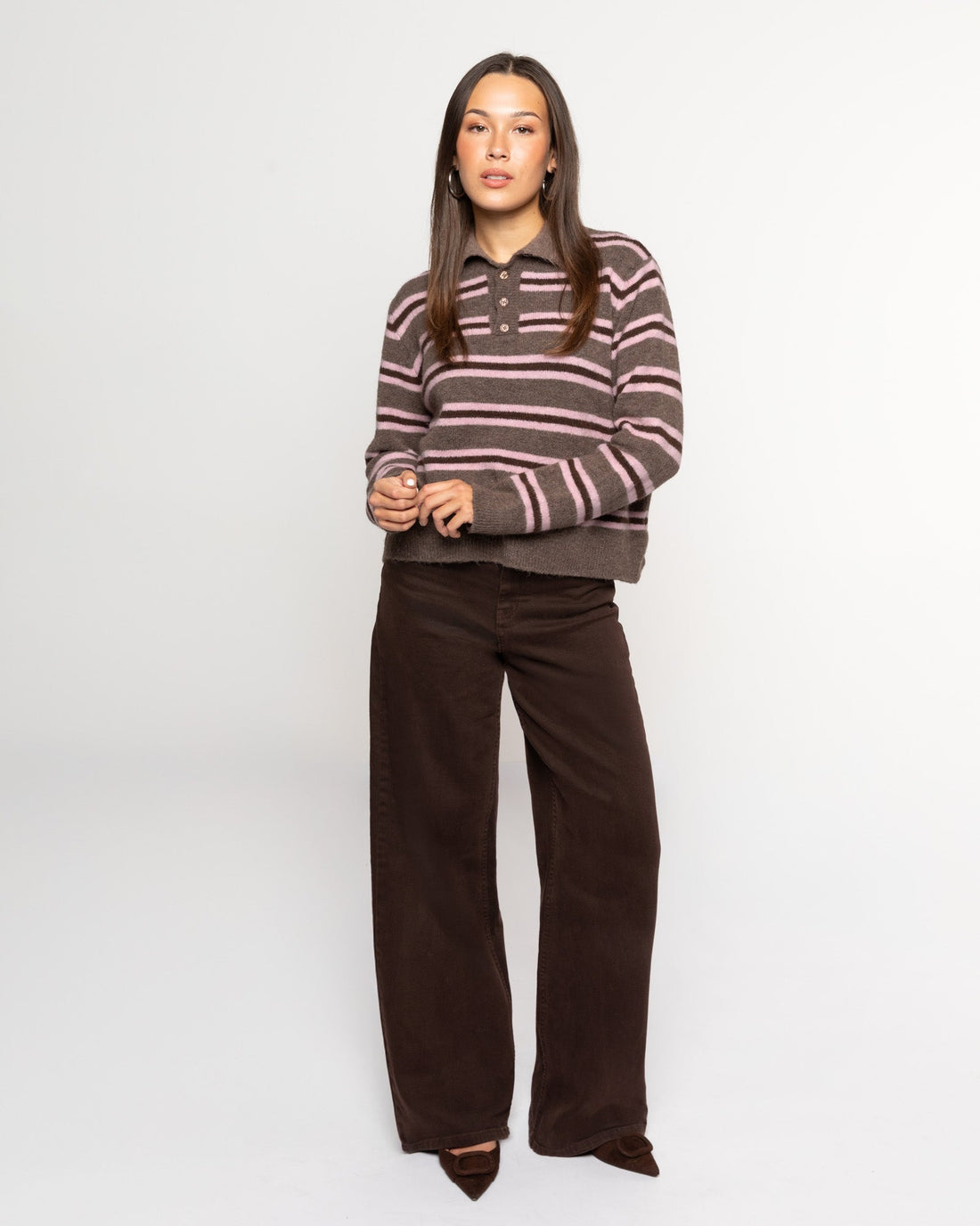COMFORT WIDE LEG JEANS BRUIN
