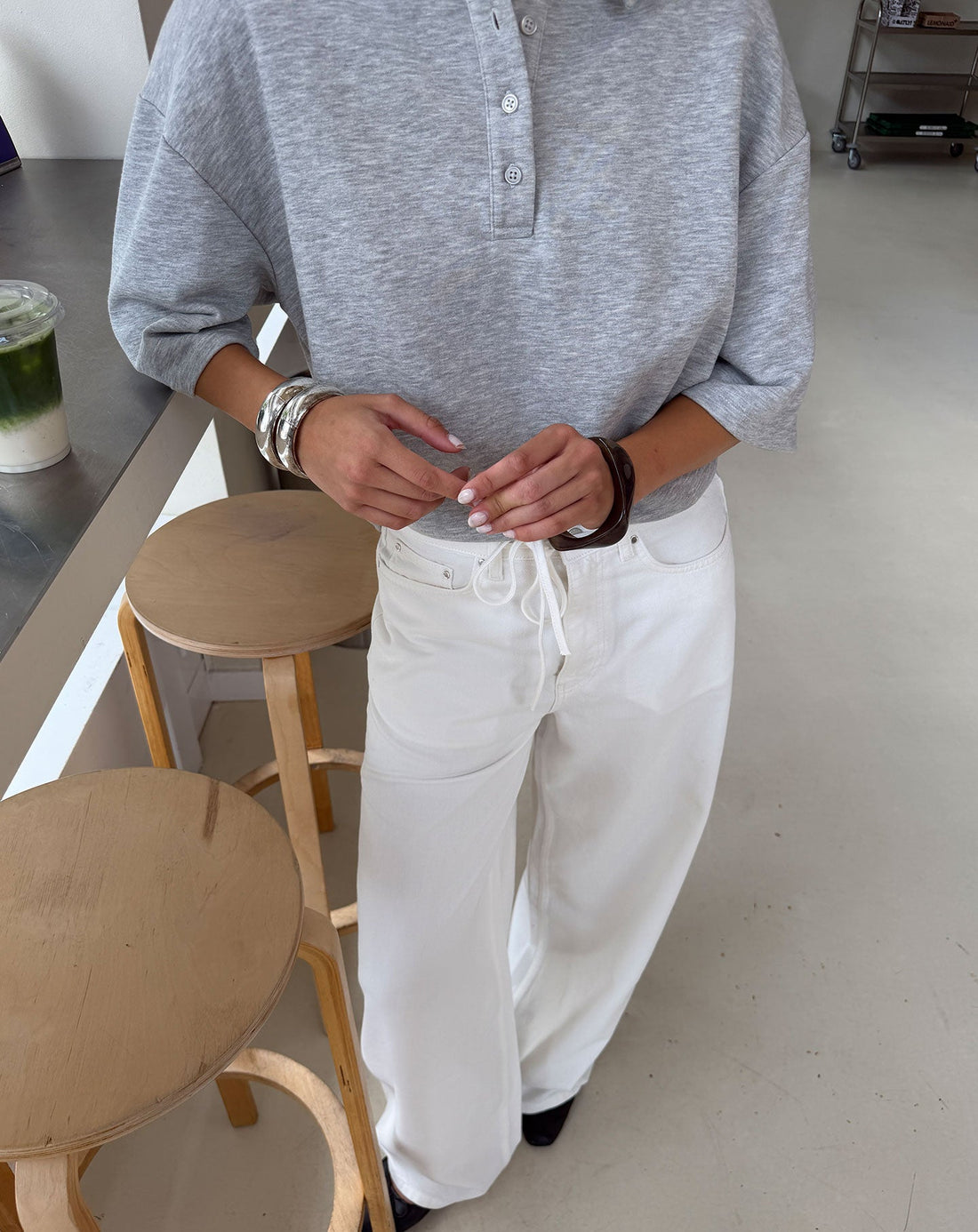 LOTTE BAGGY JEANS WIT