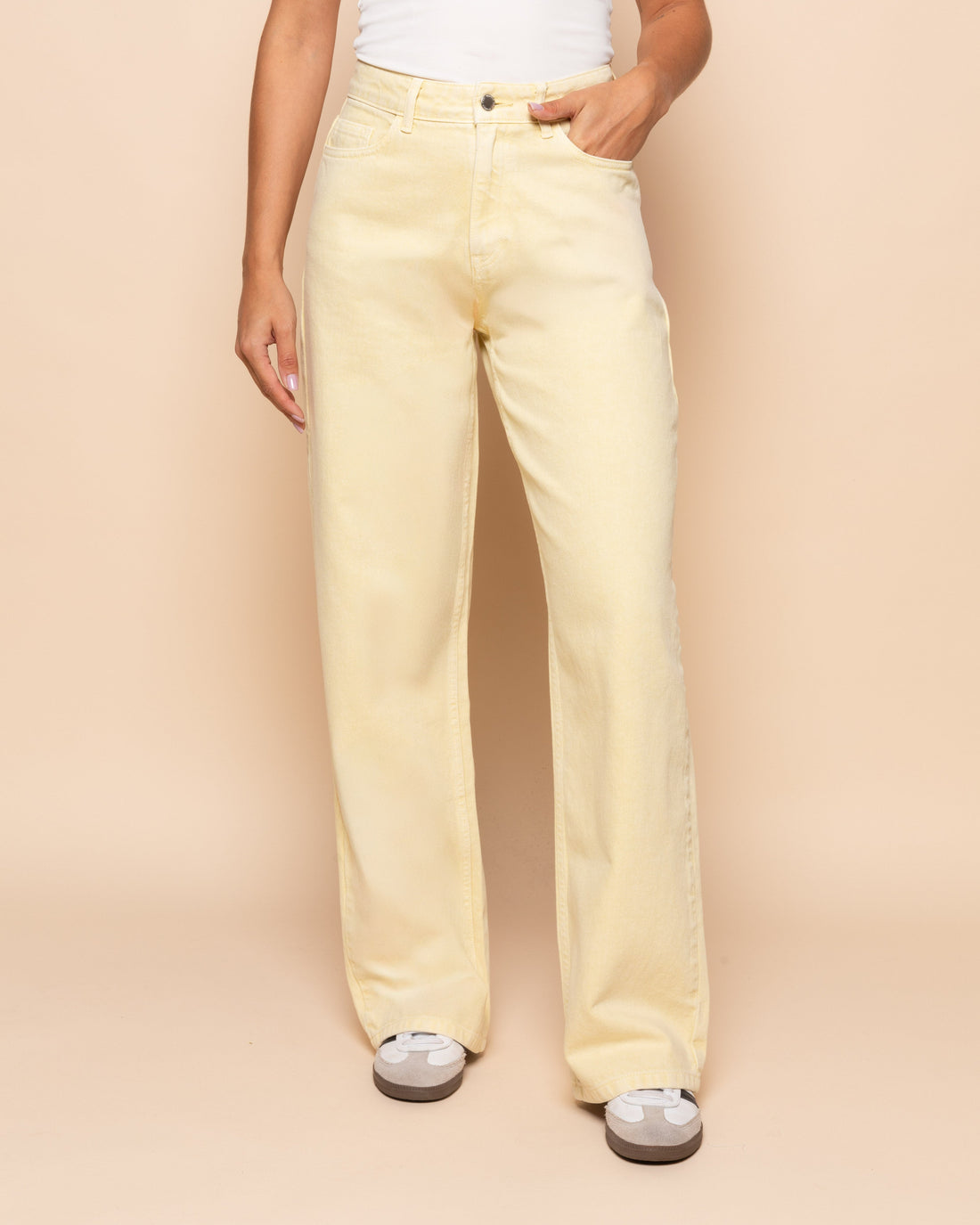 SIERRA WIDE LEG JEANS BOTERGEEL