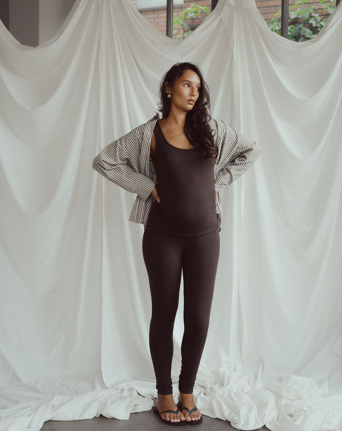 BASIC LEGGING MATERNITY DONKERBRUIN
