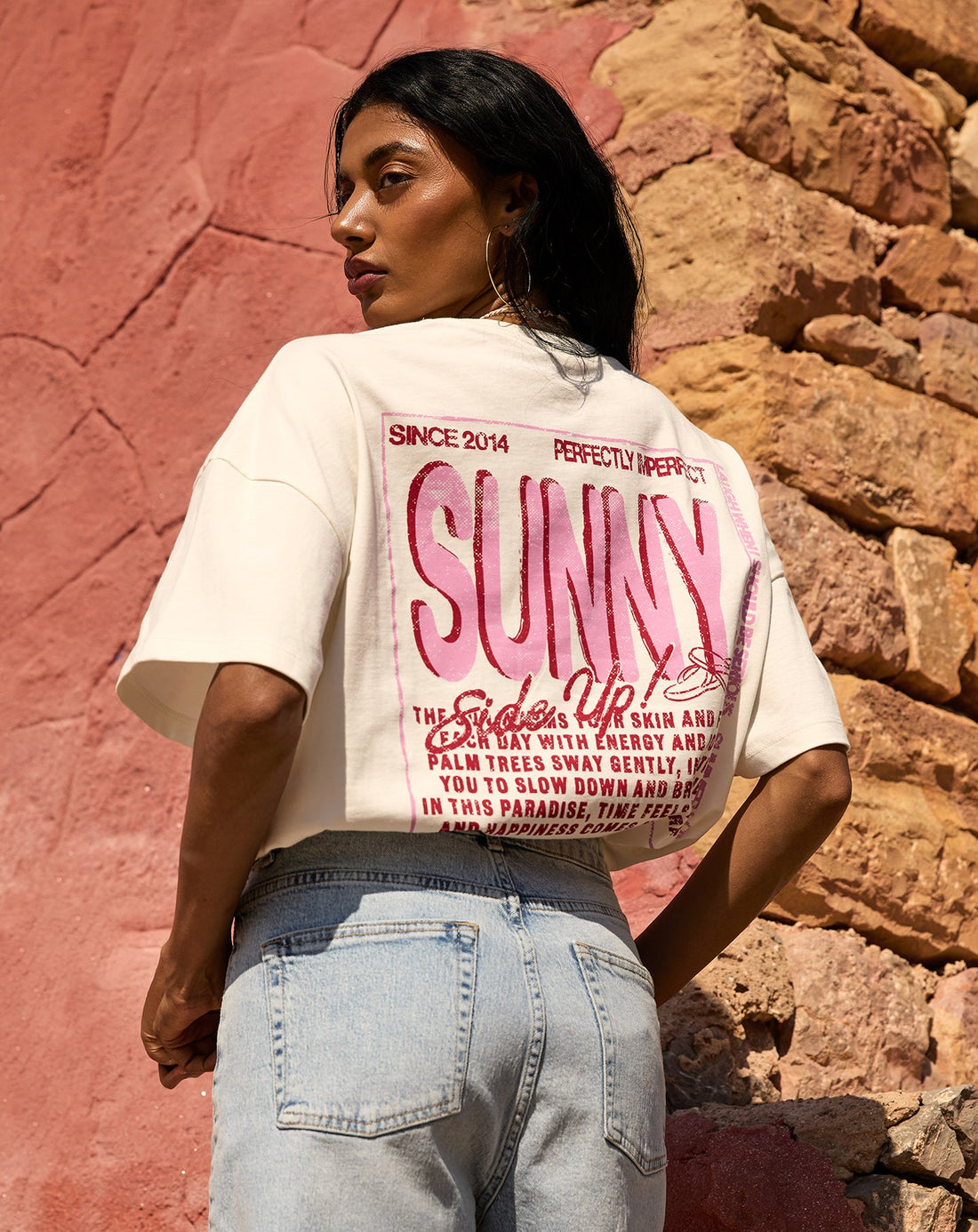 SUNNY OVERSIZED TEE CRÈME
