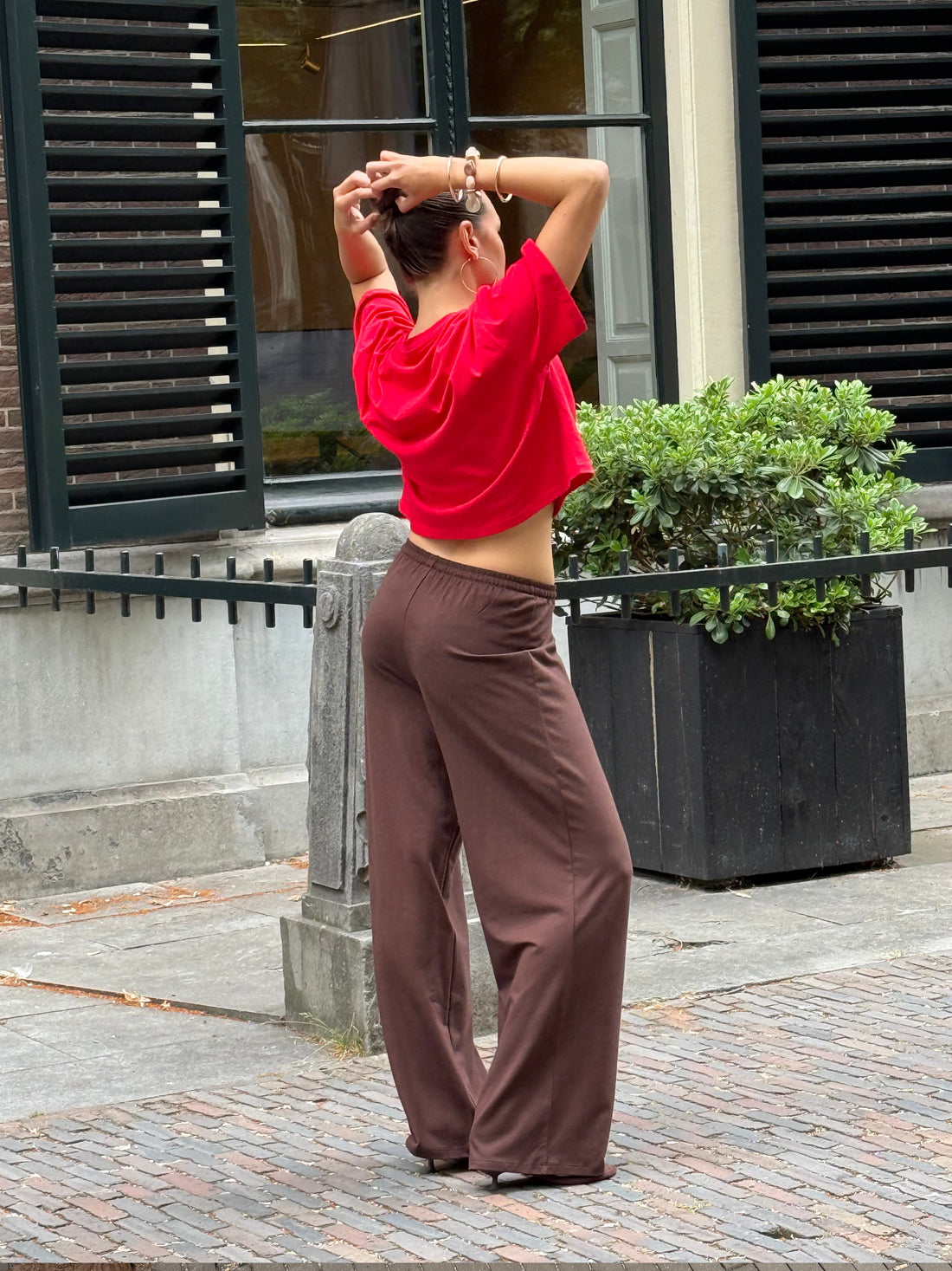WIDE LEG COMFY PANTS TALL BRUIN