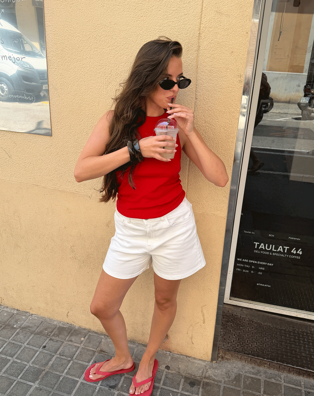 BELLA COMFORT DENIM SHORT WIT