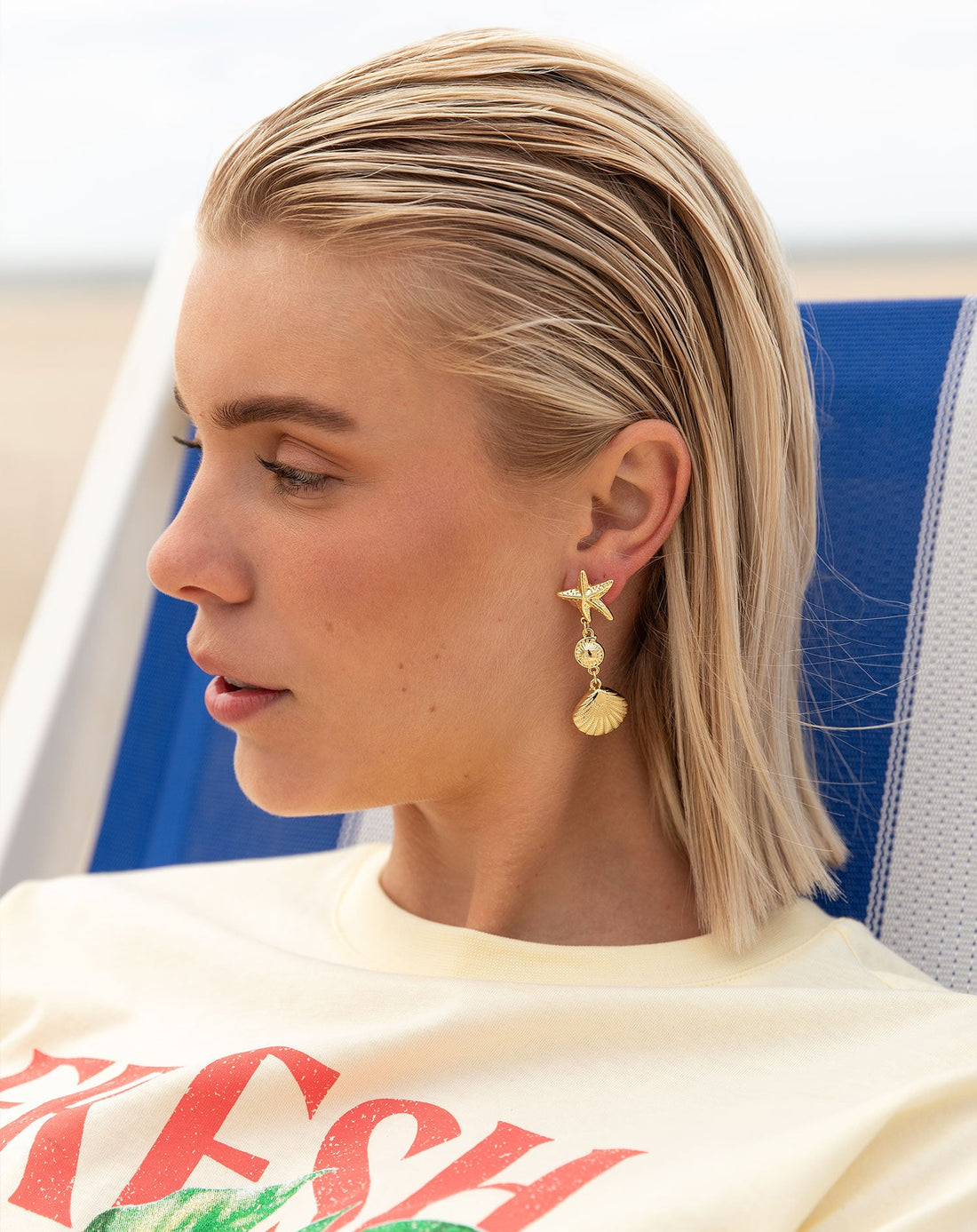MULTI SEASHELL EARRINGS