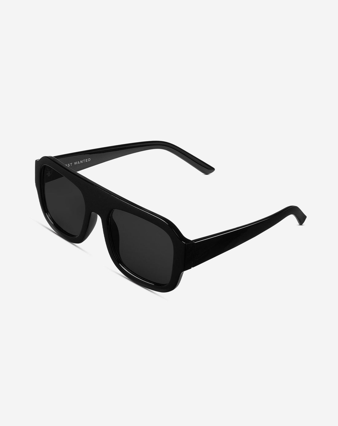 OVERSIZED SQUARE SUNGLASSES ZWART
